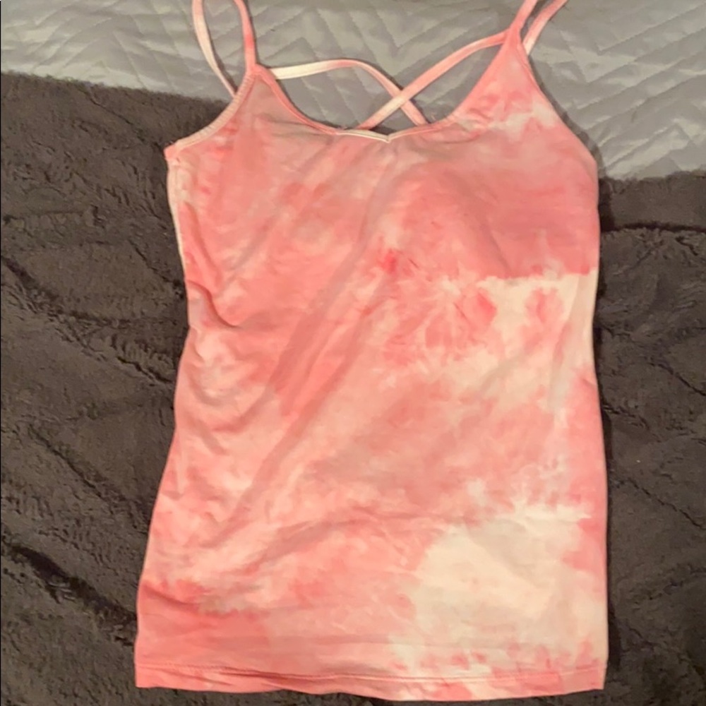pink tye dye tank top rue21